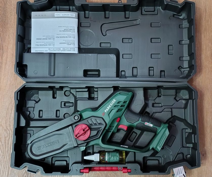 Mini drujba Parkside / ferăstrău paghs - 20 li, b2, Nou!