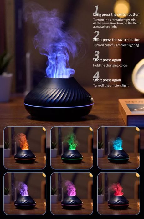 Ултразвуков Арома дифузер 130ml AlianX Volcano