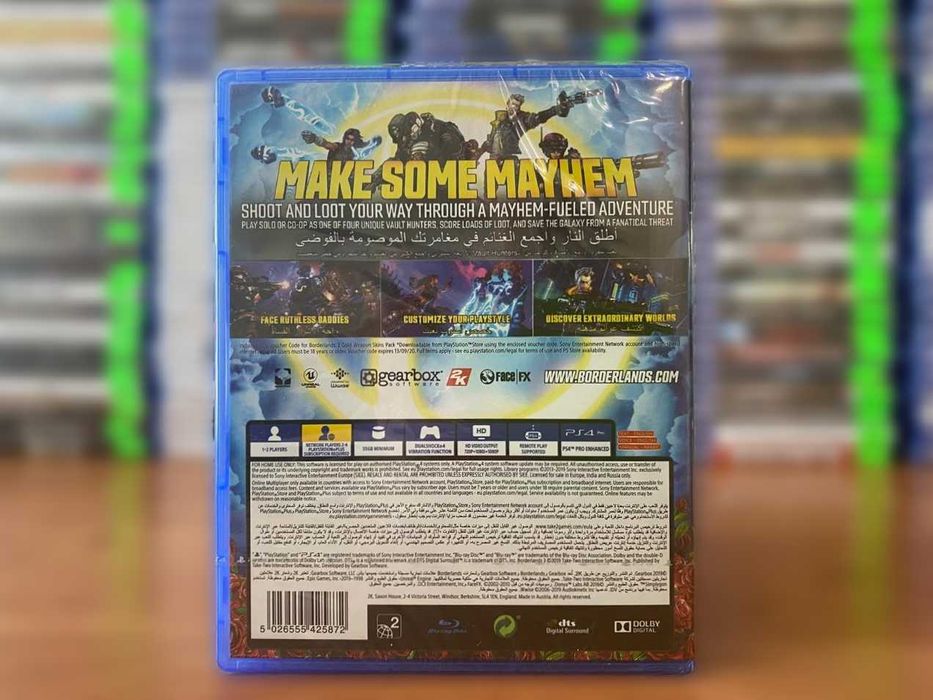 Новый Диск Borderlands 3 PS4/PS5 Большой Выбор Игр