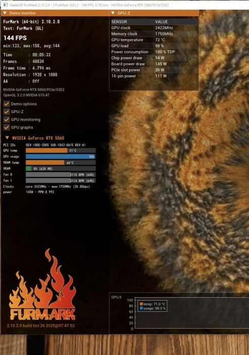 Asus RTX 5060 DUAL