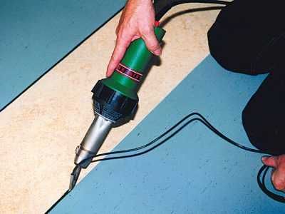 Строительный фен Leister Triac ST для сварки линолеума, ПВХ