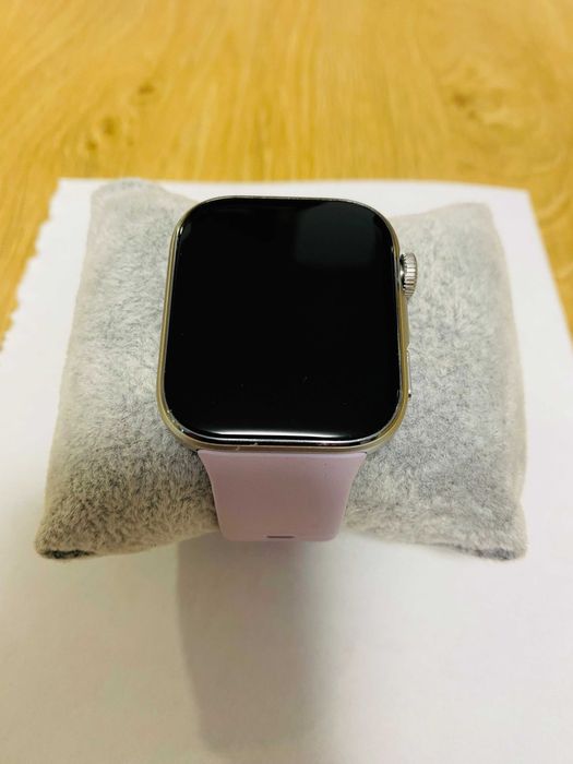 КАТО НОВ !!! Huawei Watch Fit 4, Silver Body with Purple Fluoroelastomer Strap