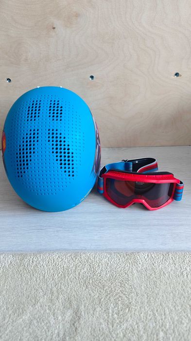 Детска каска с маска Alpina