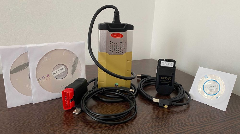 Diagnoza / Tester Delphi 2021.11 PRO & VCDS Vag Com Hex V2 25.3