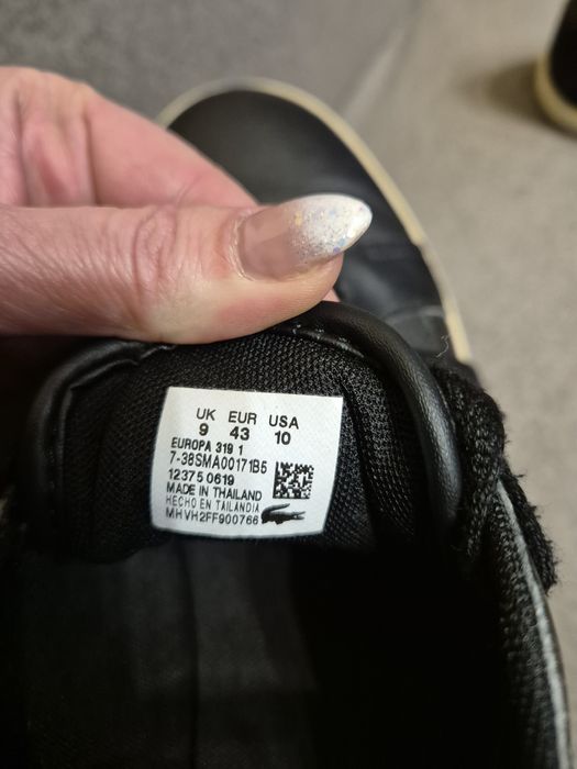 Кожени кецове Lacoste,мъжки