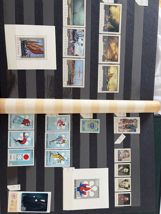 Clasor timbre România 1970–1971, serii complete și colițe, Expo ’70, sport, artă