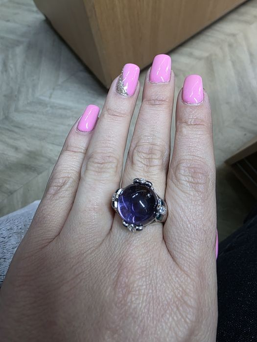 Inel Ametist silver