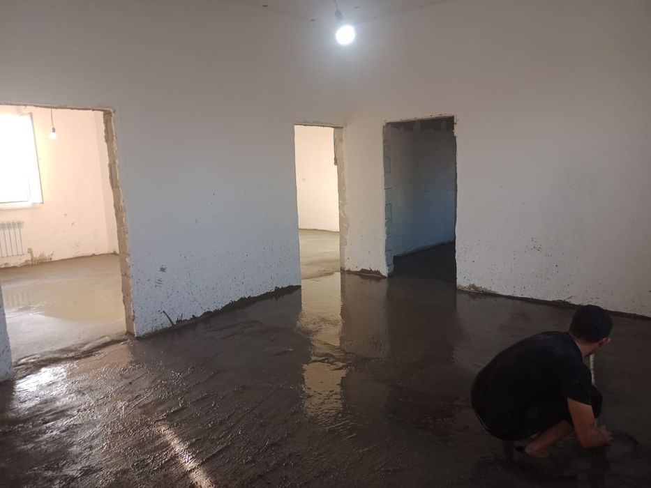 наливной пол, стяжка недорога