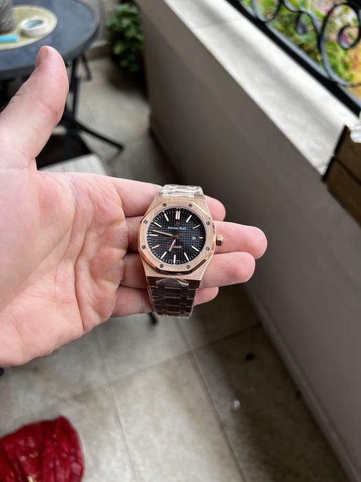 Audemars Piguet Royal Oak Rose Gold And Black 41mm