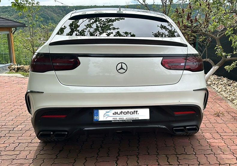 Difuzor Mercedes GLE Coupe compatibil cu GLE C292 (15-18) GLE63 Design Full Black