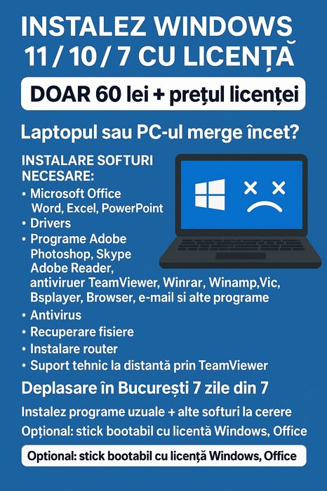 Instalare Windows 11 /Migrare de la Win 10 End of Support /UpgradeSSD