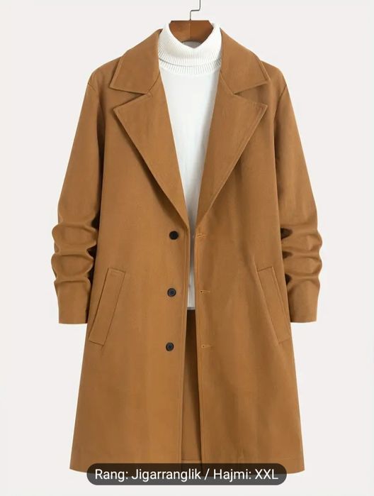 Erkaklar uchun kuzgi va qishki palto