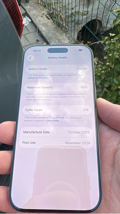 Iphone 16 pro 256gb 93%