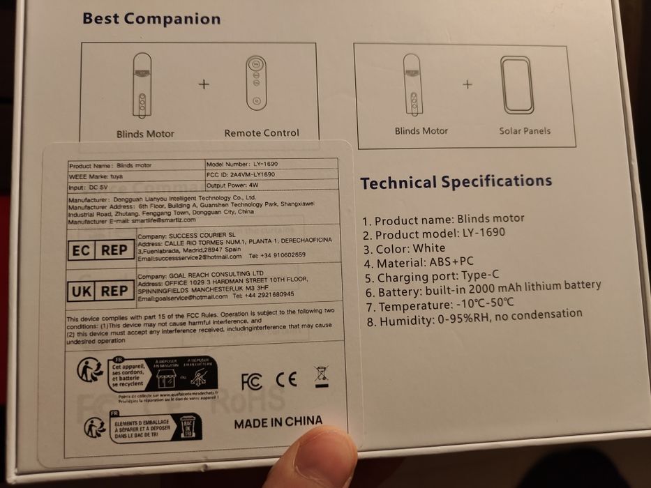 Monitor controller inteligent pentru jaluzele