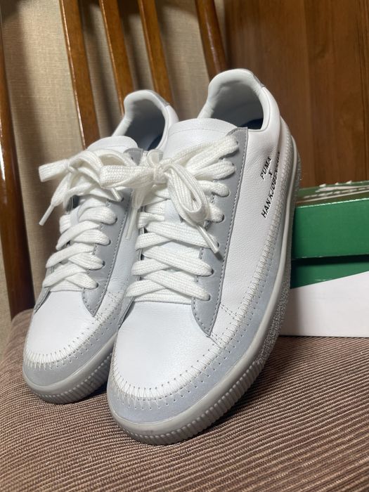 Кажаные кроссовки puma