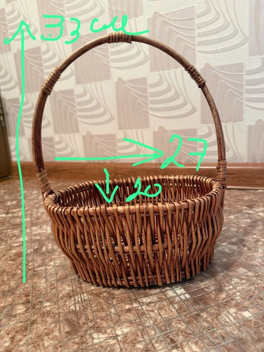 Продам корзины из дерева