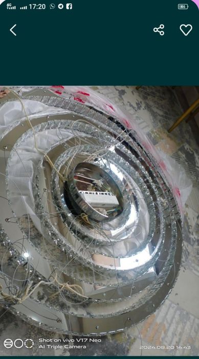 Люстра шикарная для хола и зала