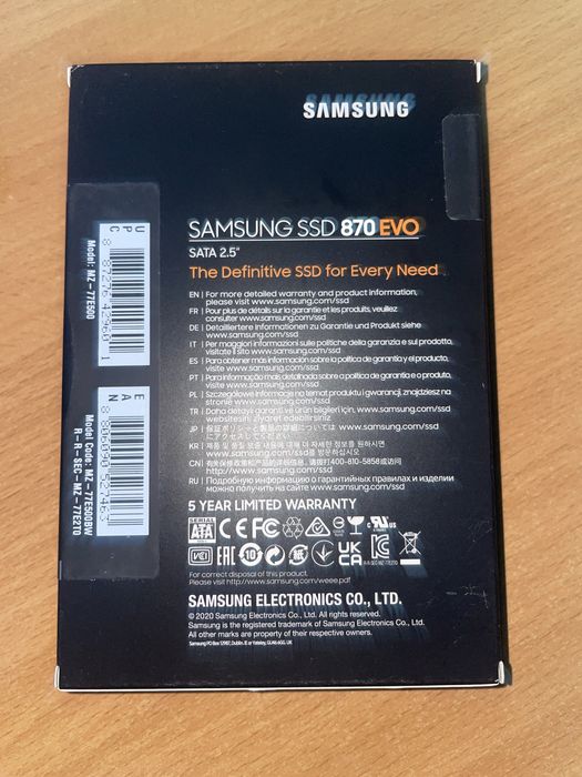 Ssd накопитель новый 500GB