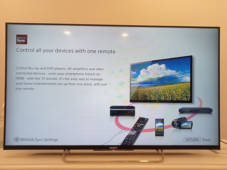 TV Sony KDL50W828 3D