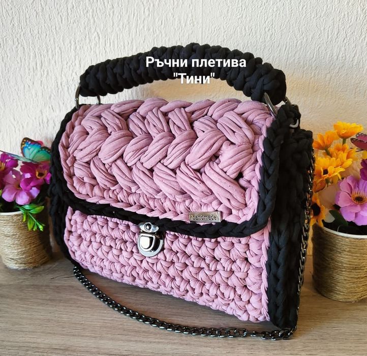 Плетени дамски чанти