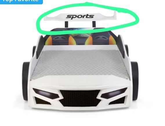 Pat masina cu lumini