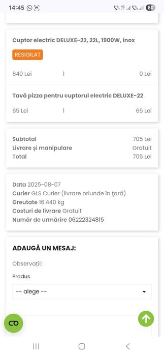 Cuptor electric biovita