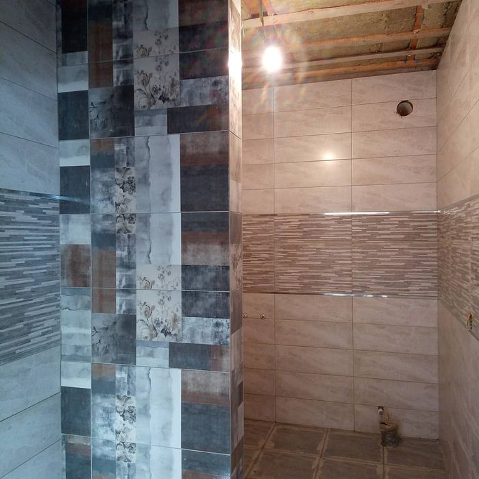 Шпаклёвка под обои Кафель Плитка