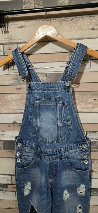 Дамски дънков гащеризон S-(x-562)