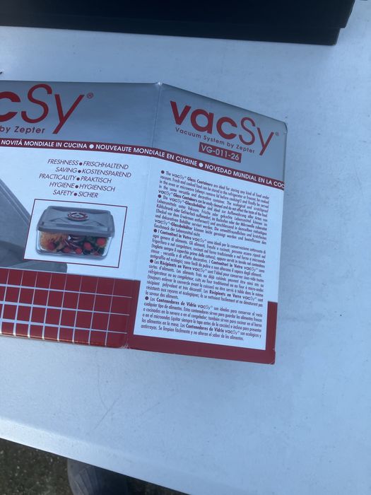 Vas de sticla pentru sistemul VacSy Zepter