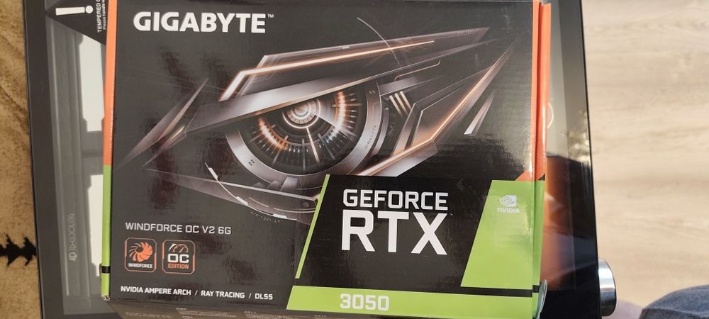 Новая видеокарта Gigabyte rtx 3050
