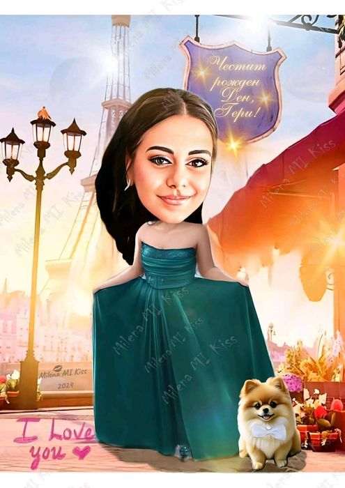 Дигитална карикатура по ваша снимка