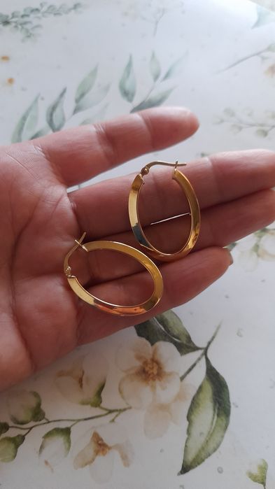 Золотые серьги ,турецкие 585 проба,заводское.