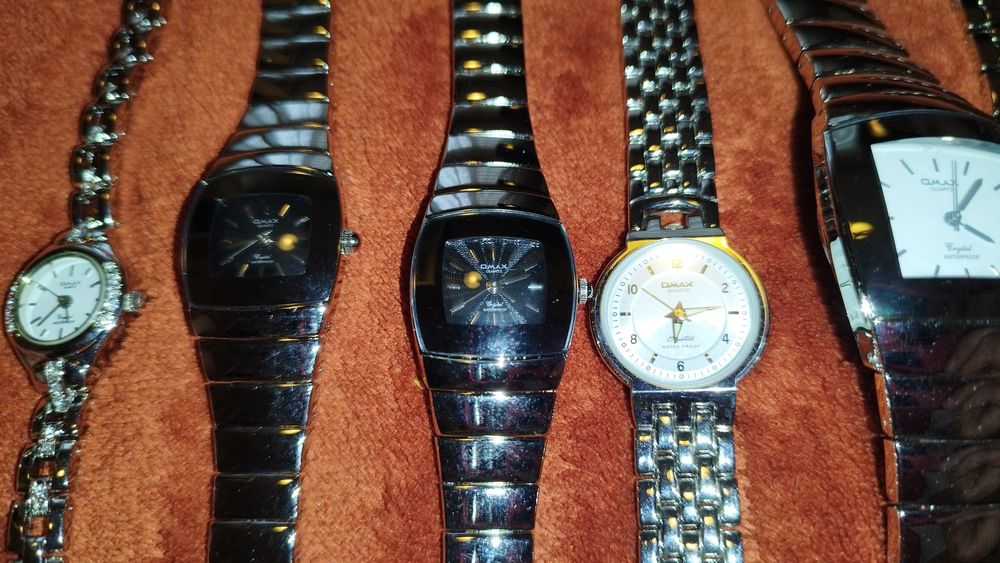 Set pachet Ceasuri barbati, dama unisex Qmax quartz