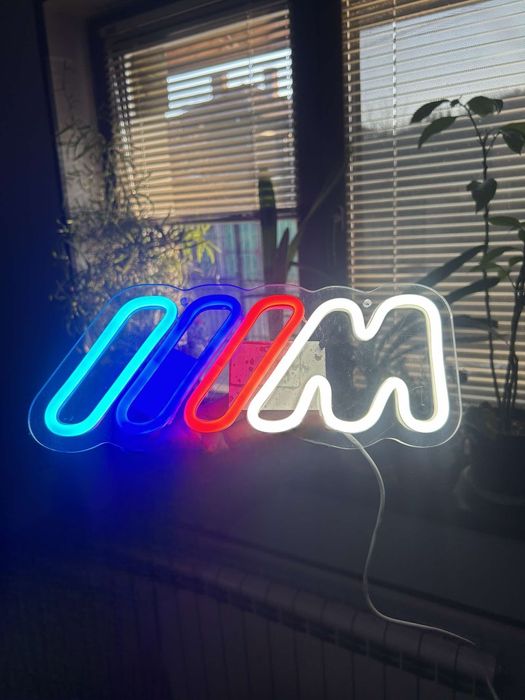 Bmw m-power светеща табела КОЛЕДНА ПРОМОЦИЯ!