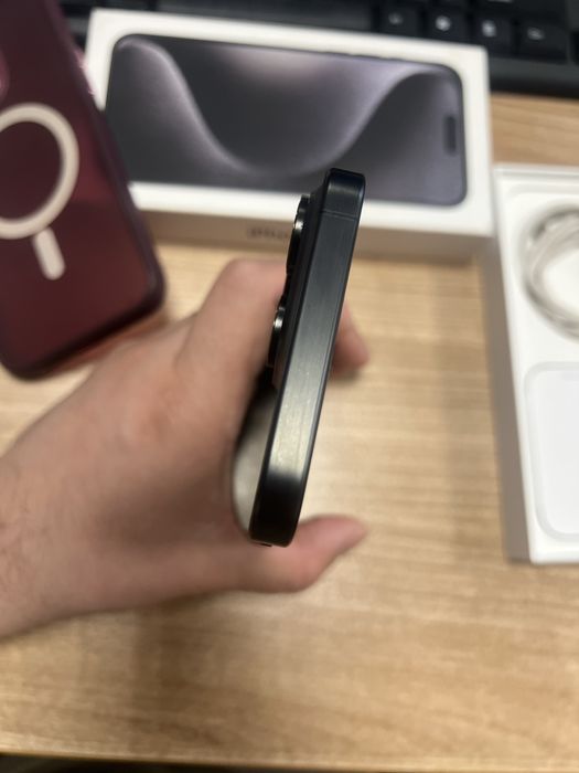 Iphone 15 Pro Max, Black Titanium, 256 Gb