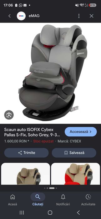Scaun auto Cybex S Pallas