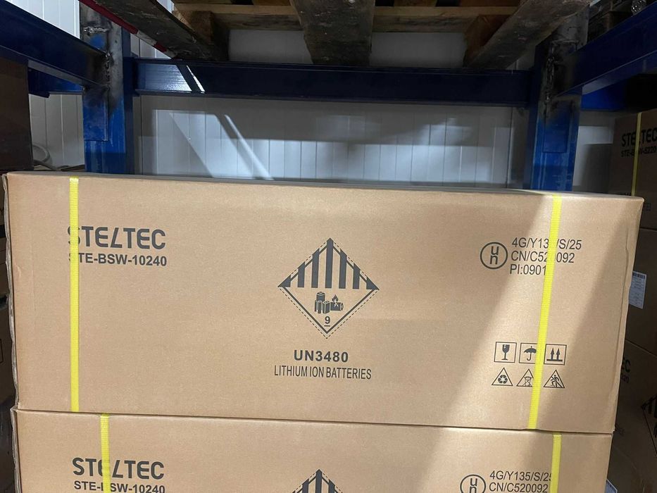 Acumulator Steltec 10.24kW, Tehnologie LiFePO4, Nou