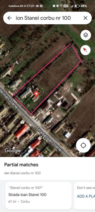 Teren intravilan de vanzare in Corbu