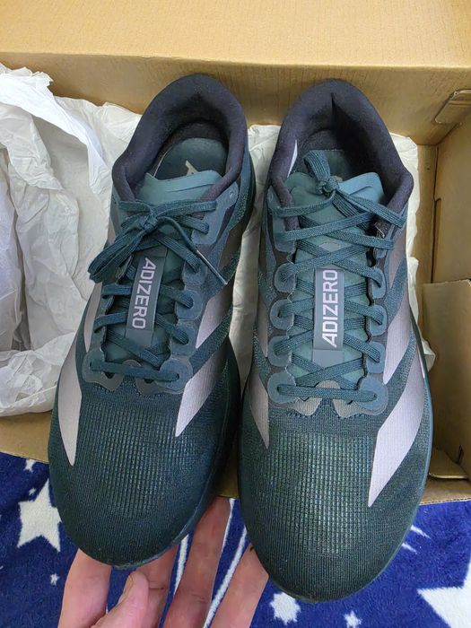 Pantofi alergare Adidas Adizero Evo SL,marime 45/29 cm,full Lightstrike Pro,242 grame/buc, ca noi!