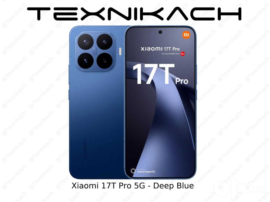 Xiaomi 17T Pro 5G • Yetkazib berish • Tekshirib to‘lash