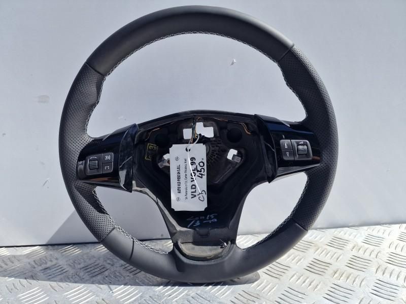 Volan piele perforata cu comenzi black piano Opel Corsa D