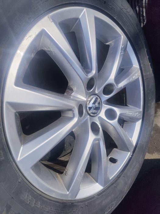 Гуми с джанти за Touareg 255/55/R18 Dot 2522