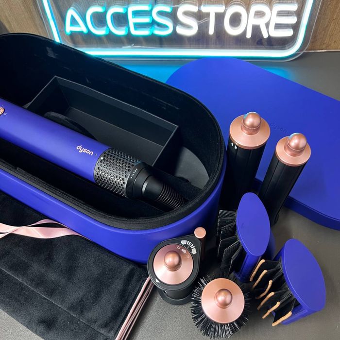 Dyson Фен и Стайлер Дайсон оригинал 8 насадок,3-х цветов,