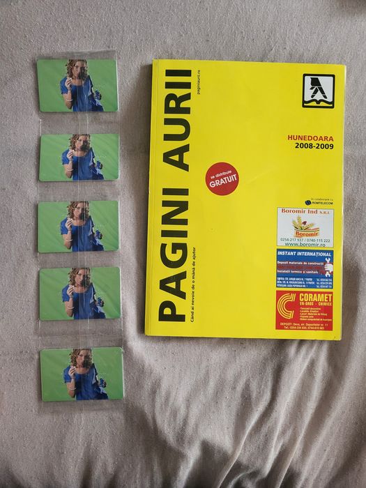 Cartele romtelecom + carte pagini aurii