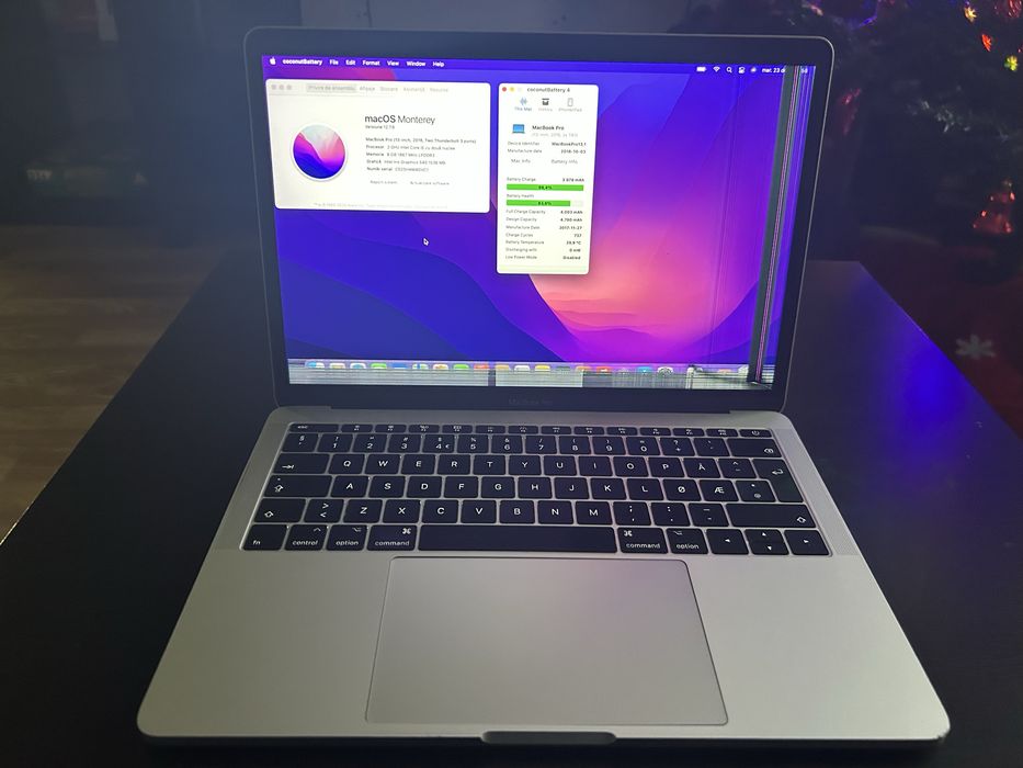 Macbook Pro A1708 2016 SSD 128 GB i5 8 GB RAM