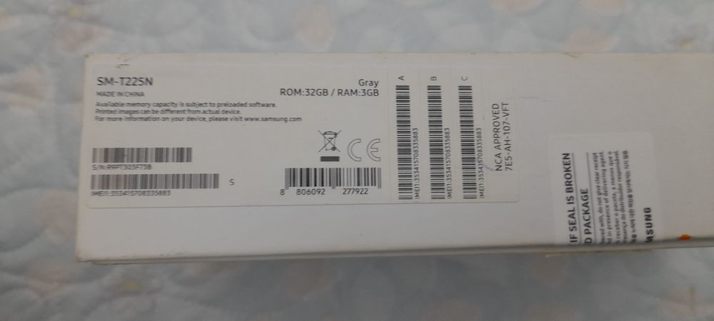 Планшет galaxy tab a7 lite 32гб памяти 3 гб аперативной