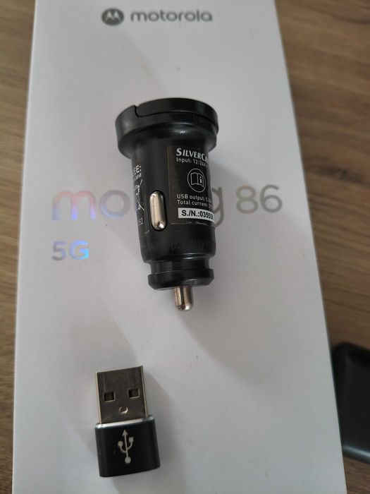 adaptor incarcare auto USB + adaptor USB C