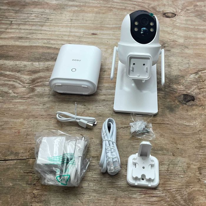 Sistem supraveghere AOSU 2K – 4 camere + HomeBase