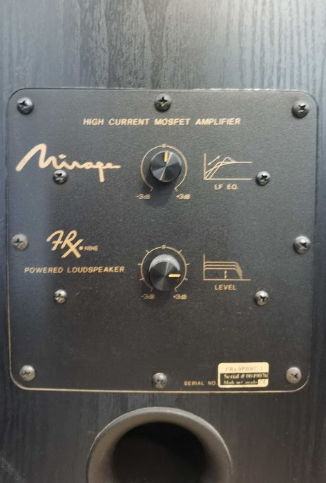 Boxe de podea Mirage frx-nine cu subwoofer activ incorporat