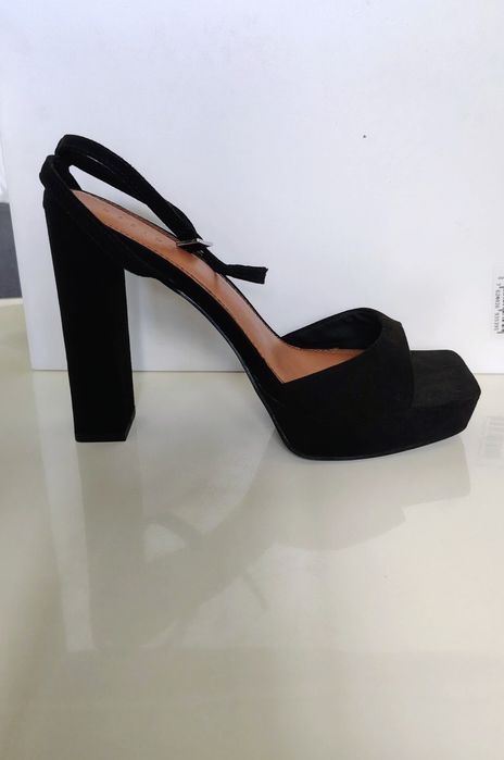 Sandale negre ASOS DESIGN, mărimea 39.